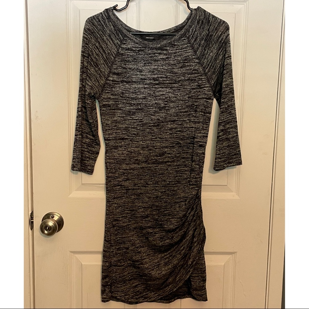 Grey bodycon dress, size large
